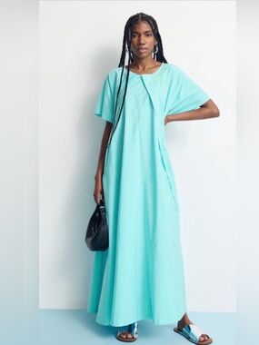 MM6 Maison Margiela Turquoise Maxi Dress sz 6